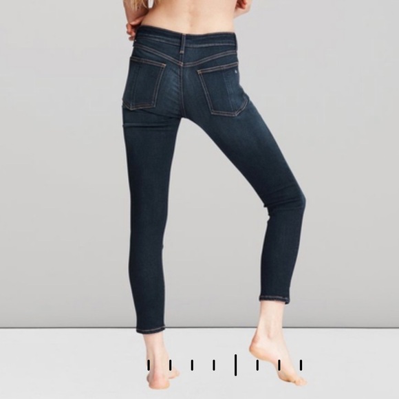 Rag and bone Cate Ankle Skinny - Carmen Mid-Rise Stretch Jean - Picture 4 of 16